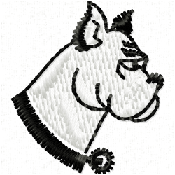 Dogs Embroidery Design 4